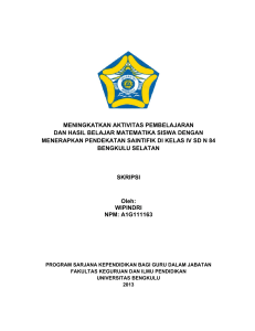 meningkatkan aktivitas pembelajaran dan hasil belajar matematika