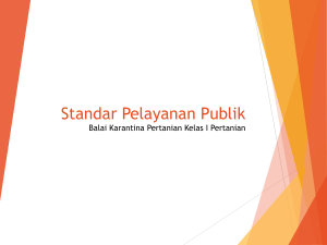 Public Hearing Standar Pelayanan Publik