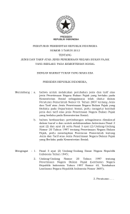 peraturan pemerintah republik indonesia nomor 3 tahun 2012