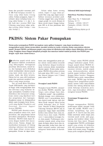 PKDSS: Sistem pakar pemupukan (PDF Available)