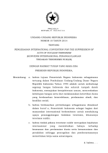 undang-undang republik indonesia nomor 10 tahun 2014 tentang