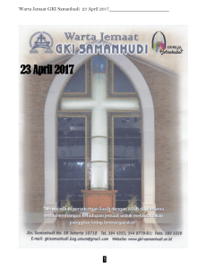 23 April 2017 - GKI Samanhudi
