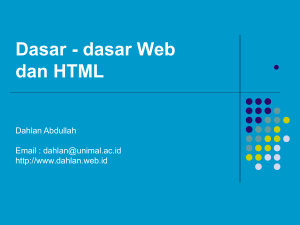 Materi-1-Dasardasar-Web-dan-HTML