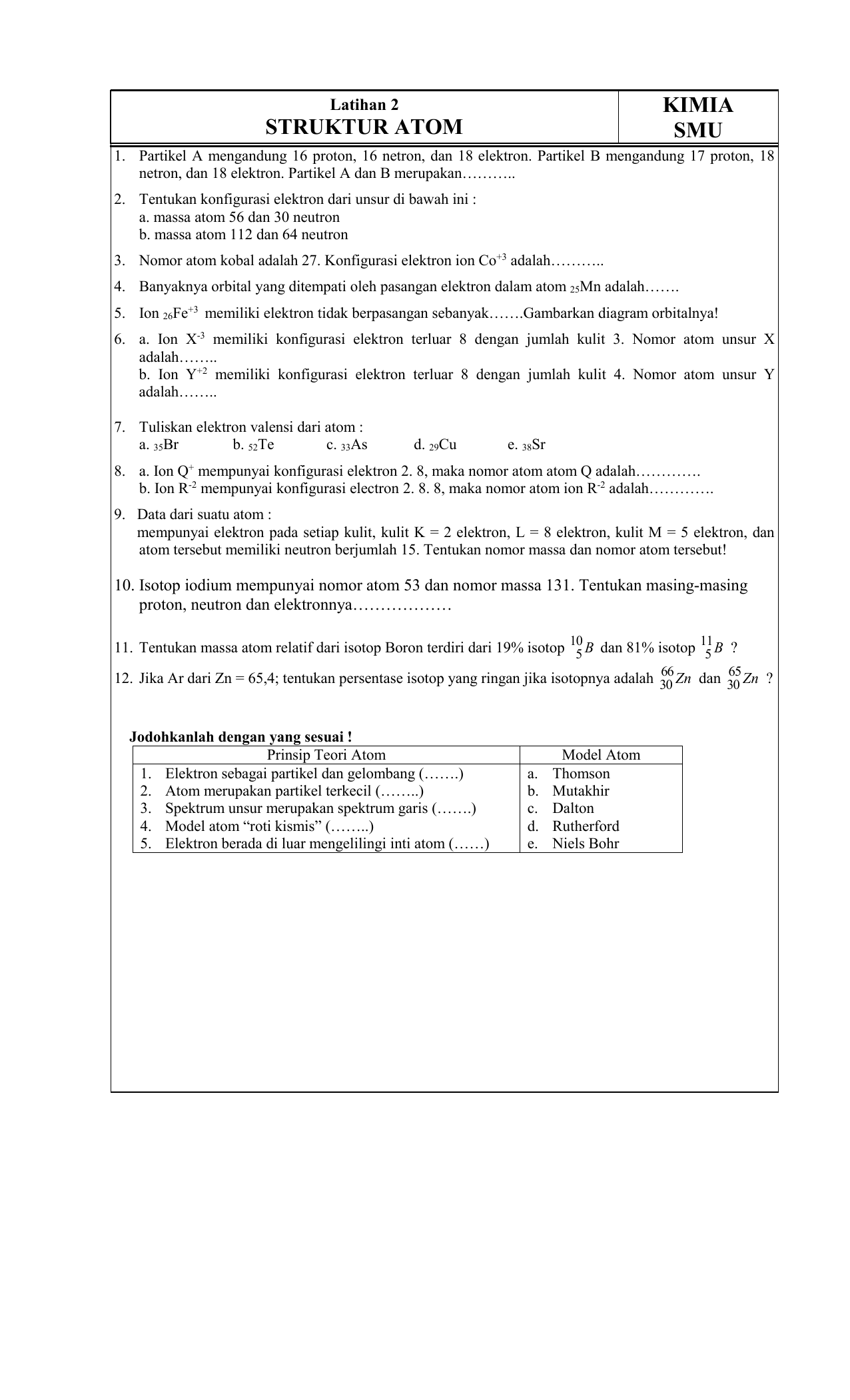 Soal Latihan Fiber Optik - Eva