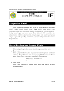 BAB IV – Sinyal dan Modulasi