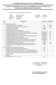 dr. Hj. Erfiana Umar, M. Kes Nip. 196106241989022001 LAPORAN