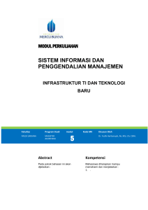 Modul Sistem Informasi dan Pengendalian Internal [TM5]