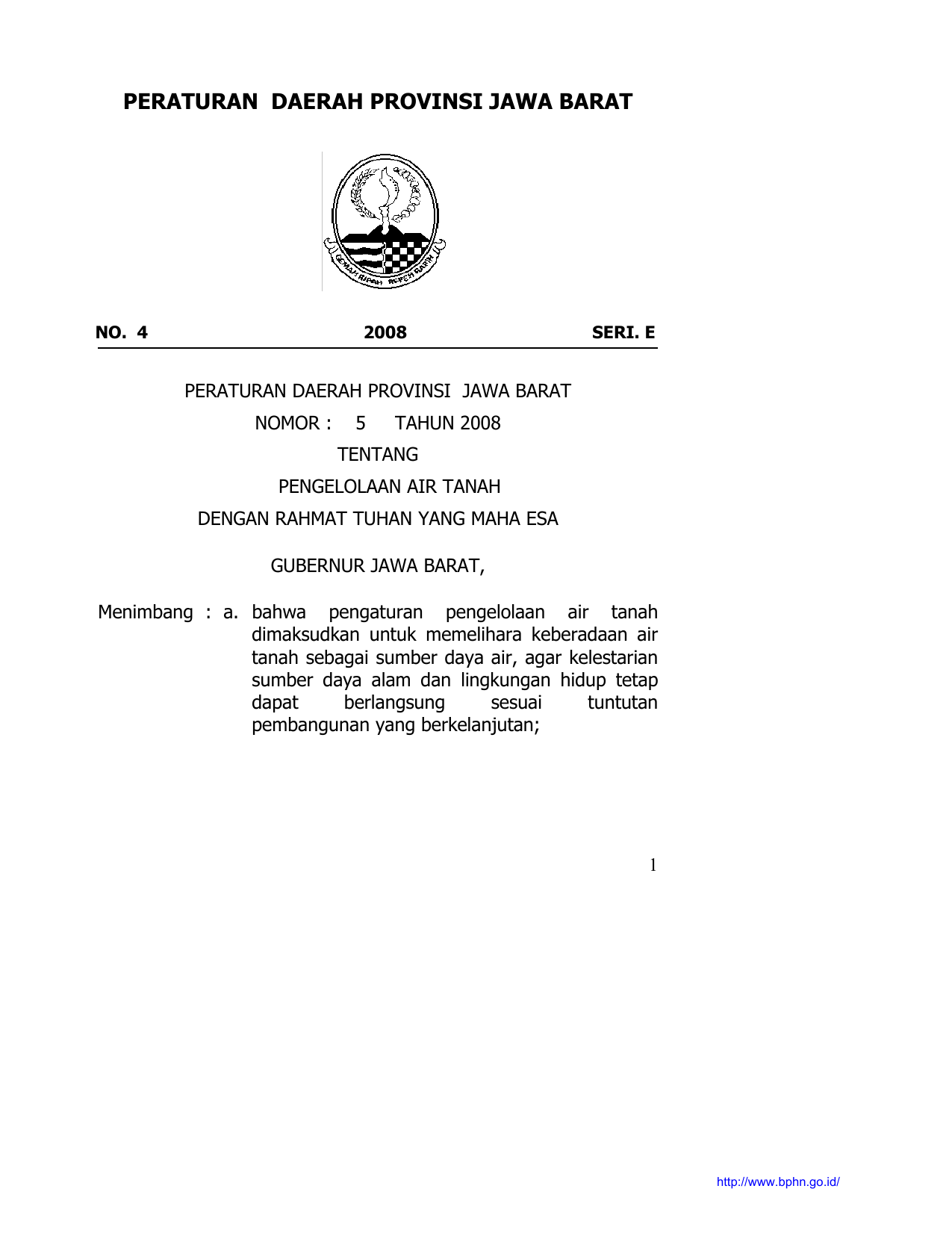 Peraturan Daerah Provinsi Jawa Barat