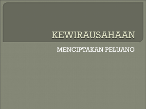 Materi-Kewirausahaan Peluang