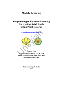 Modul e-Learning Pengembangan Konten e