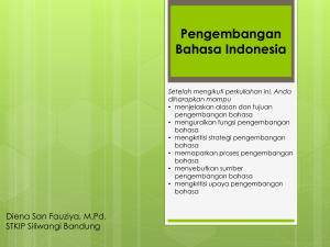 Pembinaan Bahasa Indonesia - Diena San Fauziya