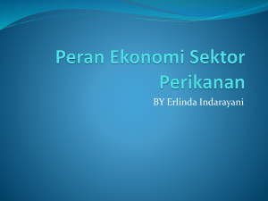 Peran Ekonomi Sektor Perikanan