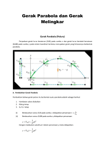 Materi Mekanila_Gerak Parabola dan Gerak Melingkar