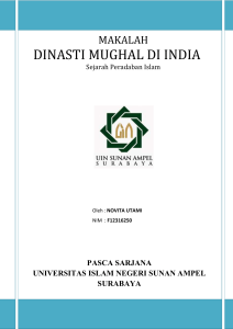 dinasti mughal di india
