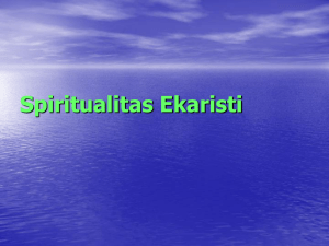 Spiritualitas Ekaristi