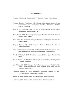 DAFTAR PUSTAKA Almatsier. 2009. Prinsip Dasar Ilmu Gizi. PT