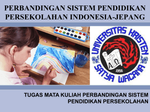 perbandingan sistem pendidikan persekolahan indonesia