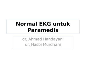 Normal EKG untuk Paramedis