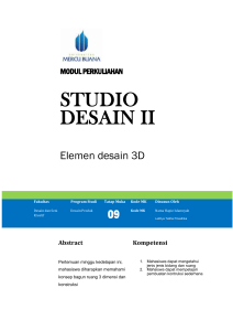 Modul Studio Desain II [TM9]