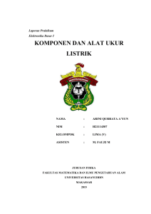 komponen dan alat ukur listrik