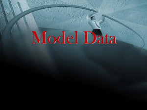 Flat-file data model