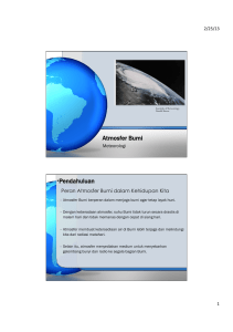 Bab 1 Meteorologi-Atmosfer Bumi