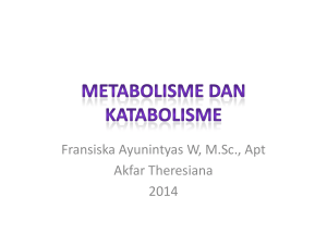 metabolisme dan katabolisme