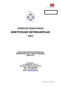 Form - Perhimpunan Ahli Teknik Indonesia
