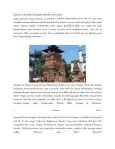 sejarah kerajaan di indonesia lengkap