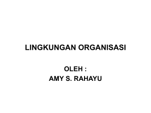 lingkungan organisasi oleh