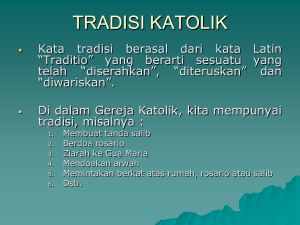 Agama Katolik Pertemuan 9