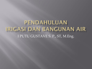 pendahuluan irigasi dan bangunan air