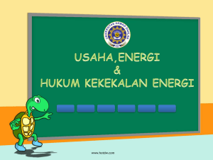 Energi dan Usaha