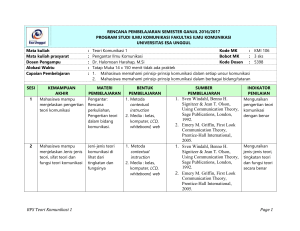 GARIS BESAR PROGRAM PENGAJARAN