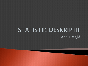 Statistik Deskriptip