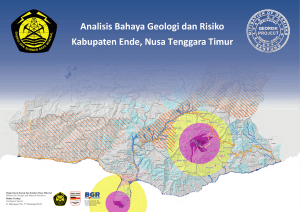 Analisis Bahaya Geologi dan Risiko Kabupaten Ende
