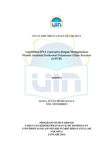 Amplifikasi DNA Leptospira dengan Menggunakan Metode
