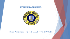 Komunikasi Bisnis