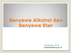Senyawa Alkohol dan Senyawa Eter