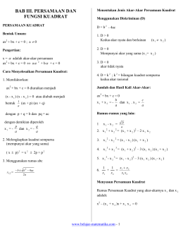 Soal Essay Logika Matematika Kelas X