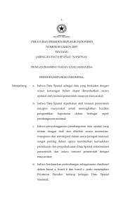 peraturan presiden republik indonesia nomor 85 tahun 2007