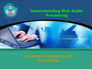 4 Isikan Judul Halaman MIDI Audio Processing