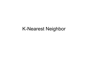 K-Nearest Neighbor
