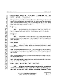 PSAK 45 Contoh Laporan Arus Kas