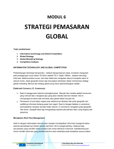 strategi pemasaran global