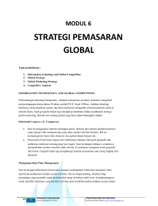 modul 6 strategi pemasaran global