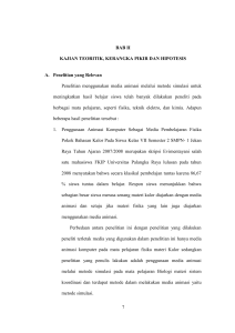 7 BAB II KAJIAN TEORITIK, KERANGKA PIKIR DAN HIPOTESIS A