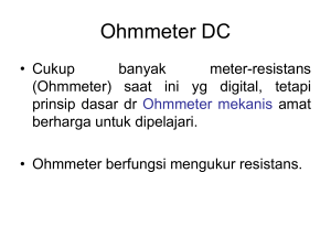 6. Ohmeter