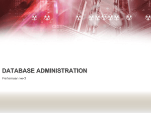 database administration
