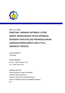 pemetaan jaringan distribusi listrik sempol - Repository